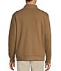 Roundtree & Yorke Long Sleeve Solid Slub Ribbed Quarter Zip Pullover - Image 2