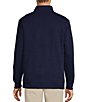 Roundtree & Yorke Long Sleeve Solid Slub Ribbed Quarter Zip Pullover - Image 6