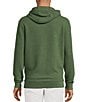 Roundtree & Yorke Long Sleeve Solid Textured Hoodie Pullover, Color:Olive - Image 2