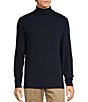 Roundtree & Yorke Long Sleeve Solid Turtle Neck Pullover, Color:Dark Navy - Image 1