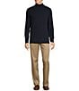 Roundtree & Yorke Long Sleeve Solid Turtle Neck Pullover, Color:Dark Navy - Image 3