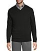 Roundtree & Yorke Long Sleeve Solid V-Neck Pullover Sweater - Image 5