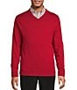 Roundtree & Yorke Long Sleeve Solid V-Neck Pullover Sweater - Image 5