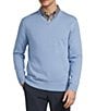 Roundtree & Yorke Long Sleeve Solid V-Neck Pullover Sweater - Image 1