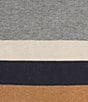 Roundtree & Yorke Long Sleeve Stripe Quarter-Zip Sweater, Color:Navy - Image 4