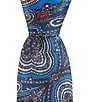 Roundtree & Yorke Lukas Paisley 3.125#double; Silk Tie - Image 1
