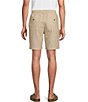 Roundtree & Yorke Luxury Linen Blend Flat Front Drawstring 8#double; Inseam Solid Shorts - Image 2