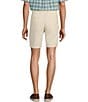 Roundtree & Yorke Luxury Linen Flat Front 9#double; Solid Shorts, Color:Stone - Image 2