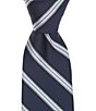 Roundtree & Yorke Miller Stripe Traditional Poly/Silk Tie - Image 5