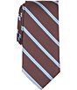 Roundtree & Yorke Miller Stripe Traditional Poly/Silk Tie - Image 4