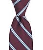 Roundtree & Yorke Miller Stripe Traditional Poly/Silk Tie - Image 3