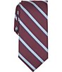 Roundtree & Yorke Miller Stripe Traditional Poly/Silk Tie - Image 4