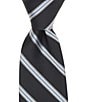 Roundtree & Yorke Miller Stripe Traditional Poly/Silk Tie - Image 1