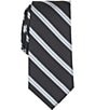 Roundtree & Yorke Miller Stripe Traditional Poly/Silk Tie - Image 2