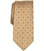 Roundtree & Yorke Mini Medallion Traditional Silk Blend Tie - Image 2