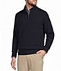 Roundtree & Yorke Mock Neck Long Sleeve Solid Quarter Zip Sweater - Image 5