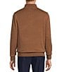 Roundtree & Yorke Mock Neck Long Sleeve Solid Quarter Zip Sweater - Image 2