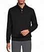 Roundtree & Yorke Mock Neck Long Sleeve Solid Quarter Zip Sweater - Image 5