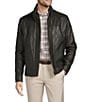 Roundtree & Yorke Pathfinder Lambskin Leather Long Sleeve Hipster Jacket - Image 1