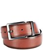 Color:Brown - Image 1 - Pecan Leather Belt