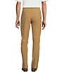 Roundtree & Yorke Performance Andrew Fit Flat Front Solid Texture Pants, Color:Camel - Image 2