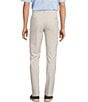Roundtree & Yorke Performance Andrew Fit Flat Front Solid Texture Pants, Color:Stone - Image 2