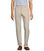 Color:Stone - Image 1 - Performance Andrew Straight Fit Flat Front Chino Pants