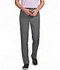Roundtree & Yorke Performance Andrew Straight Fit Flat Front Pants - Image 5