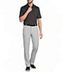 Roundtree & Yorke Performance Andrew Straight Fit Flat Front Pants - Image 3