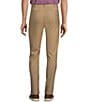 Color:Khaki - Image 2 - Performance Andrew Straight Fit Flat Front Solid Pants