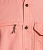 Roundtree & Yorke Performance Charter Vented Short Sleeve Solid Sport Shirt, Color:Coral - Image 4