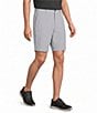 Roundtree & Yorke Performance Flat Front 9#double; Solid Texture Shorts - Image 5