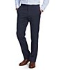 Roundtree & Yorke Performance Flat Front Classic Fit Solid Performance Warp Knit Pants - Image 1