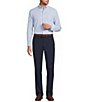 Roundtree & Yorke Performance Flat Front Classic Fit Solid Performance Warp Knit Pants - Image 2