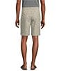 Color:Willow Grey - Image 2 - Performance Flat Front Patterned Texture Comfort Stretch Solid 9#double; Inseam Shorts