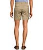 Color:Khaki - Image 2 - Performance Flat Front Straight Fit 7#double; Inseam Solid Shorts