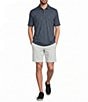 Roundtree & Yorke Performance Geo Print Polo - Image 5