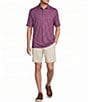 Roundtree & Yorke Performance Geo Print Polo - Image 3