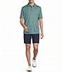 Roundtree & Yorke Performance Geometric Print Short Sleeve Polo - Image 3