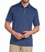 Roundtree & Yorke Performance Jacquard Squares Polo - Image 5