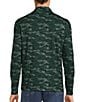 Color:Green - Image 2 - Performance Long Sleeve Camouflage Quarter Zip Pullover