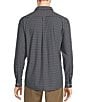 Color:Navy - Image 2 - Performance Long Sleeve Check Sport Shirt