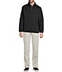 Roundtree & Yorke Performance Long Sleeve Quilted Quarter Zip Jacquard Pullover, Color:Black - Image 3