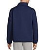 Roundtree & Yorke Performance Long Sleeve Quilted Quarter Zip Jacquard Pullover, Color:Blue - Image 2
