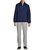 Roundtree & Yorke Performance Long Sleeve Quilted Quarter Zip Jacquard Pullover - Image 3