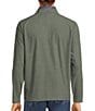 Color:Green - Image 2 - Performance Long Sleeve Solid Fleece Quarter Zip Pullover