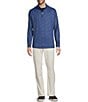 Roundtree & Yorke Performance Long-Sleeve Solid Quarter-Zip Pullover - Image 3