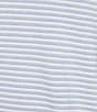 Roundtree & Yorke Performance Multi Stripe Polo Shirt, Color:Medium Blue - Image 4