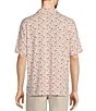 Color:Bright White - Image 2 - Performance Short Sleeve Clam-Bake Print Polo Shirt