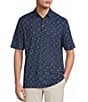 Roundtree & Yorke Performance Short Sleeve Drink Print Polo - Image 1